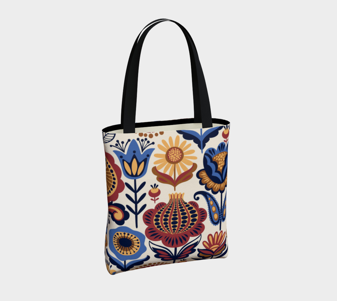 Vintage Folk Art Floral preview #4