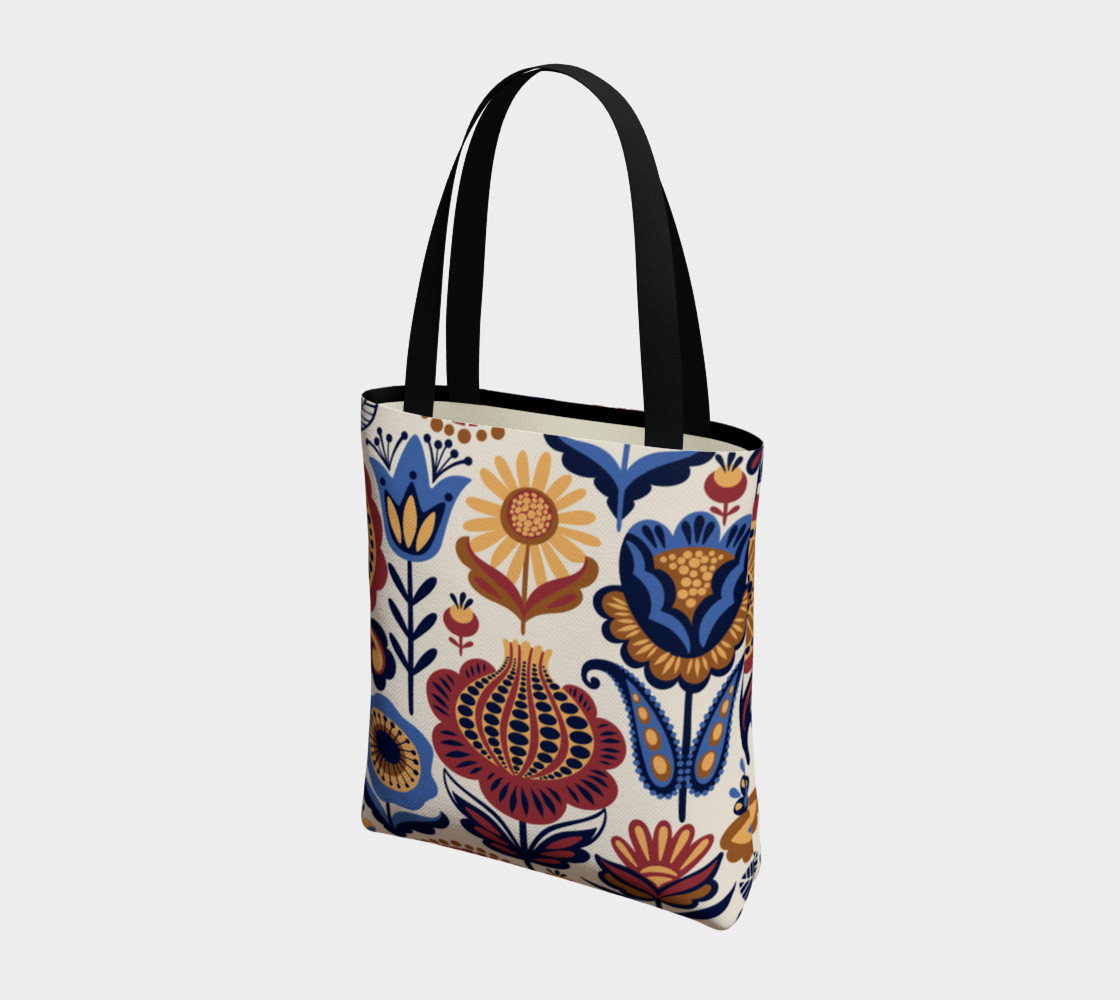Vintage Folk Art Floral preview #3