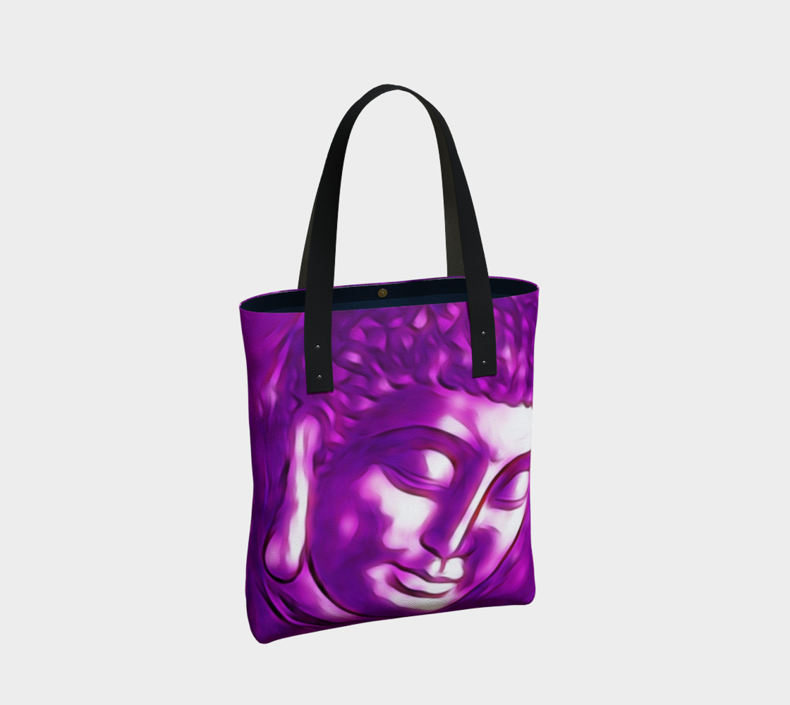 Aperçu de Pink Purple Buddha Art Portrait #2