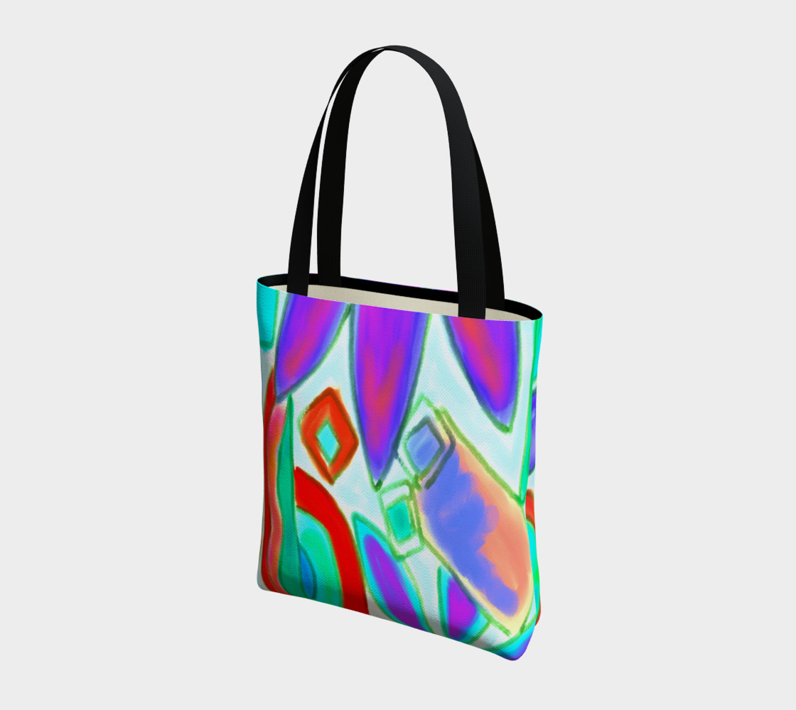 Aperçu de Summer 2 Abstract Art Shoulder Bag #3