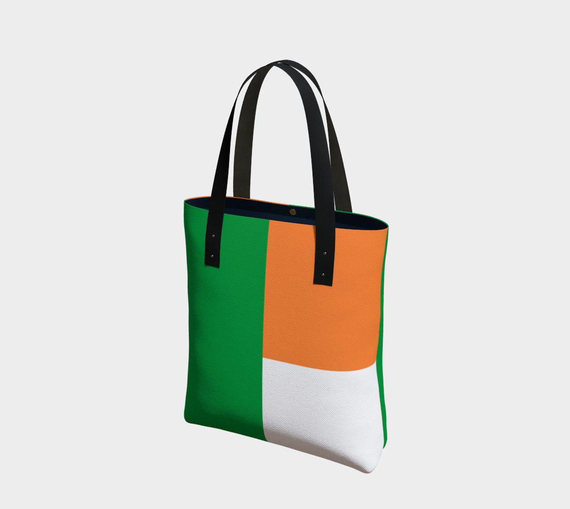 Irish Flag Tote Bag 3D preview