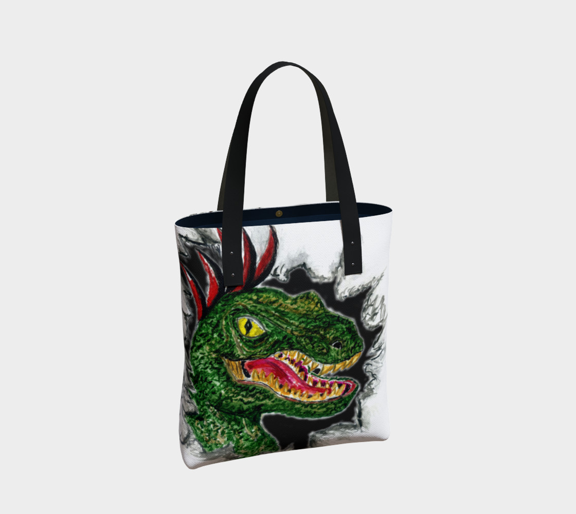 Grunge Velociraptor Portrait preview #2