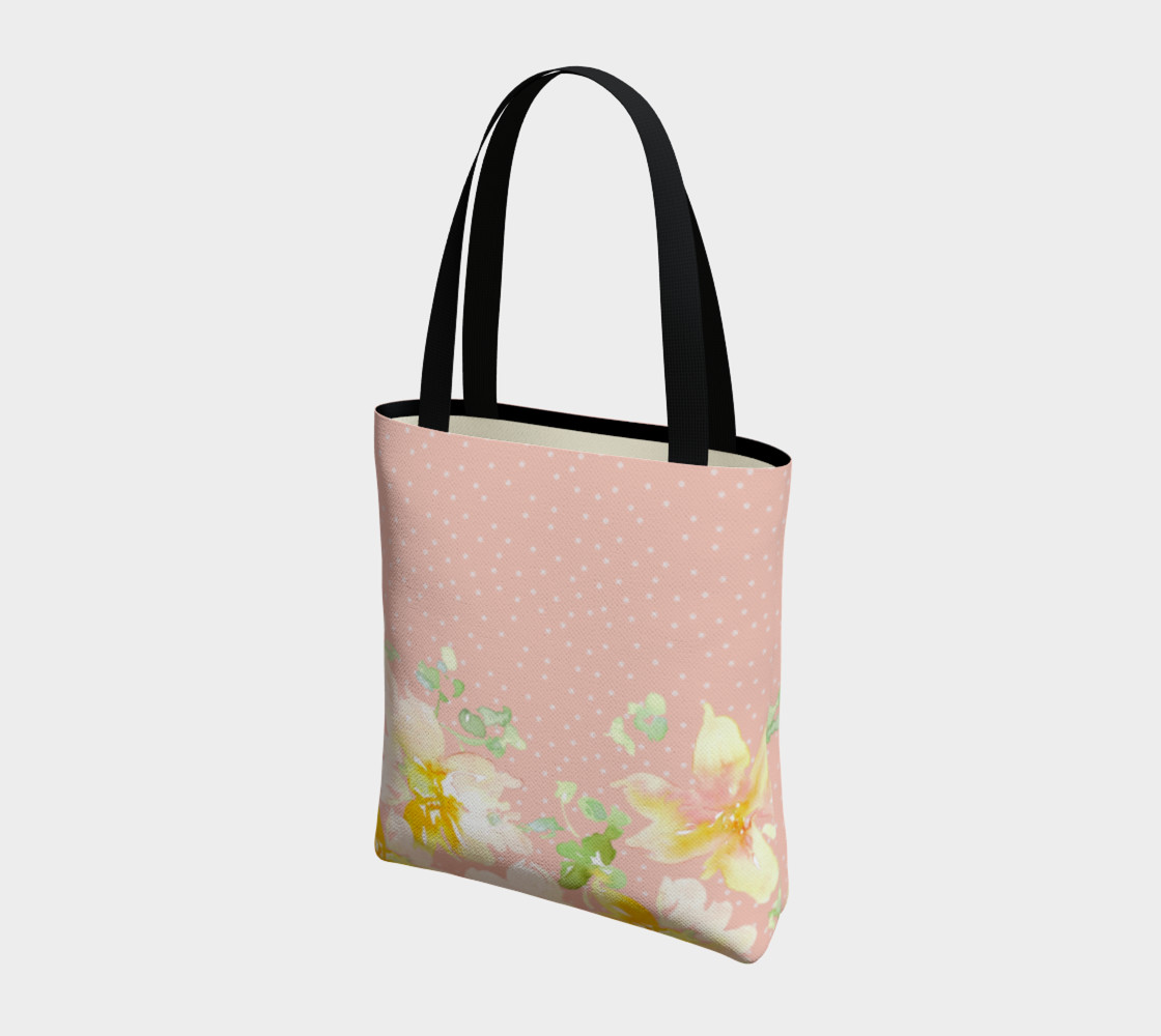 Grace Floral Blush Pink Tote preview #3