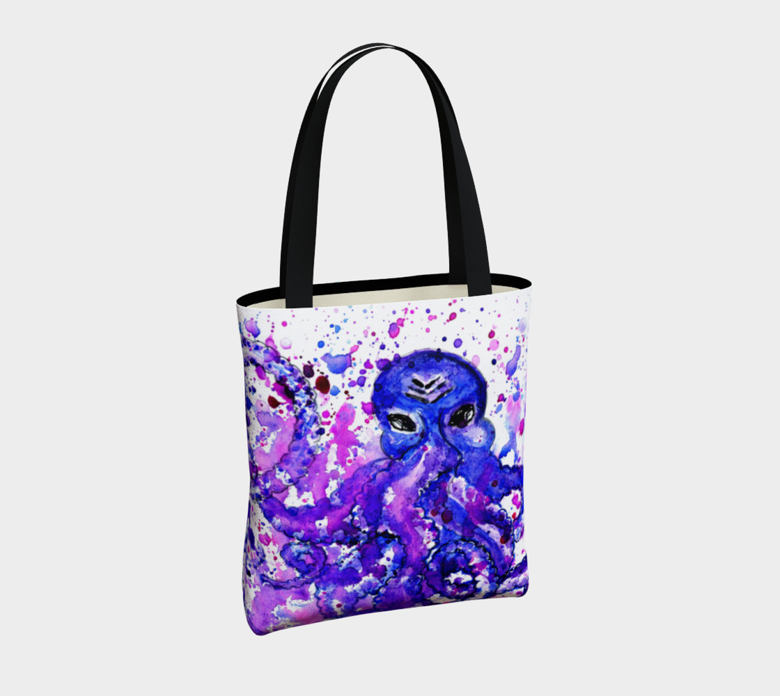 Violet octopus preview #4
