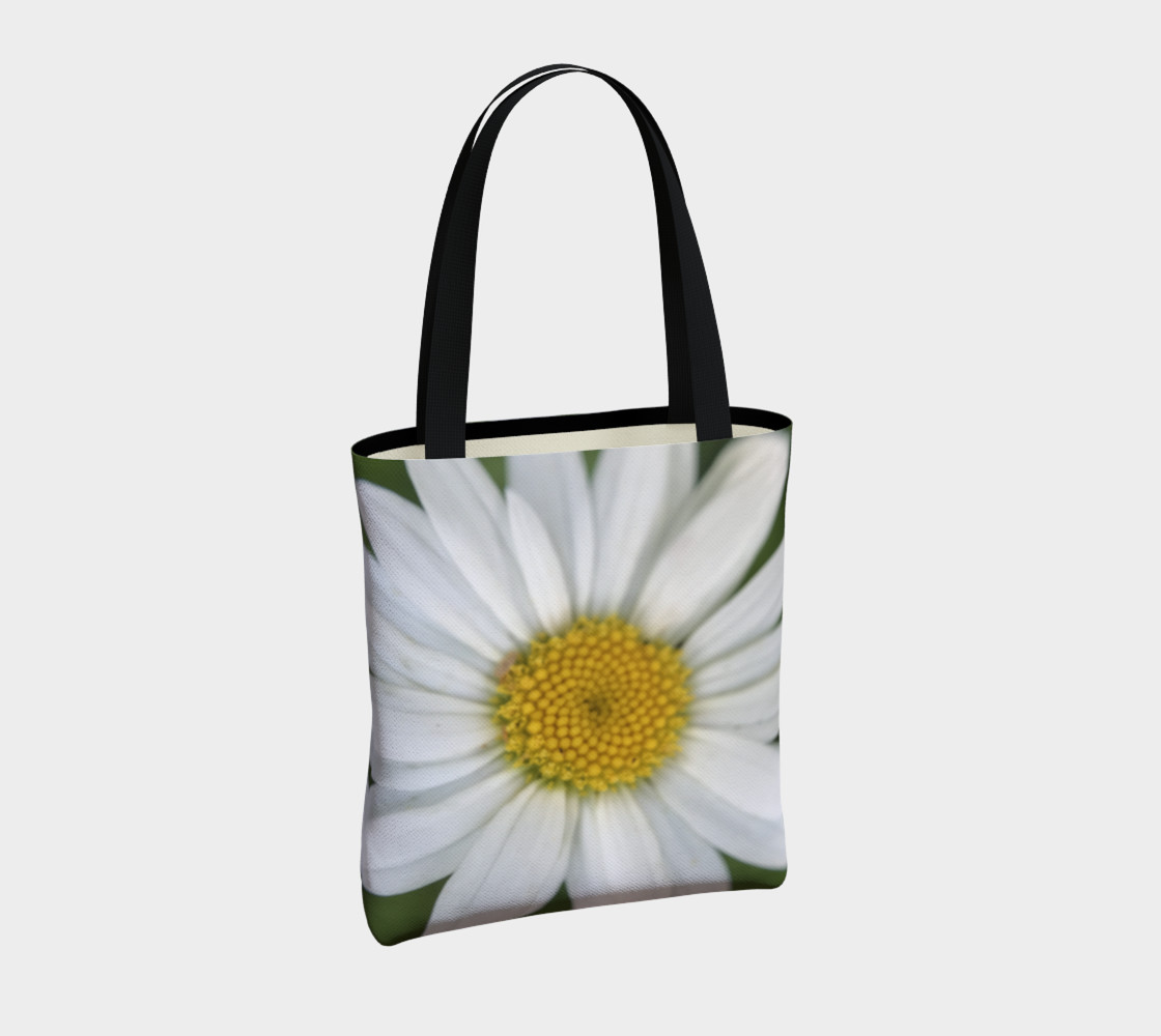 White Daisy Tote preview #4