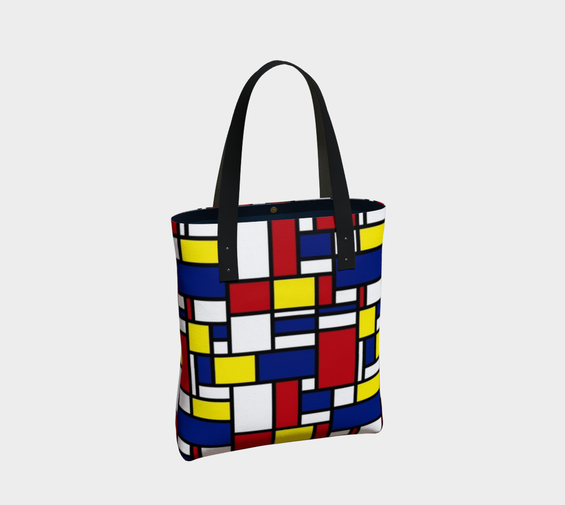 Mondrian Bauhaus Inspired Geometric Abstract - Boxes thumbnail #3