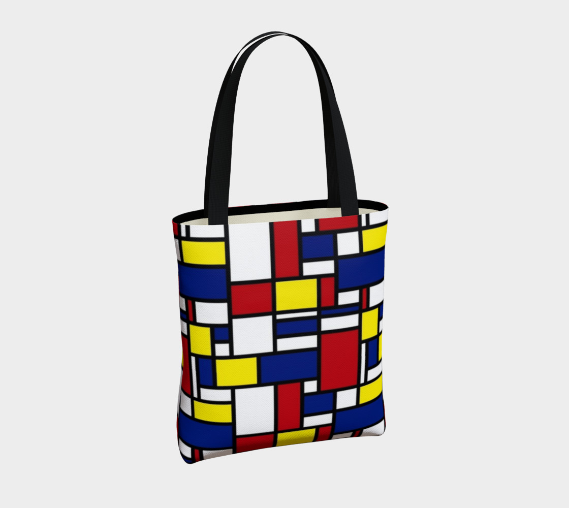 Mondrian Bauhaus Inspired Geometric Abstract - Boxes preview #4