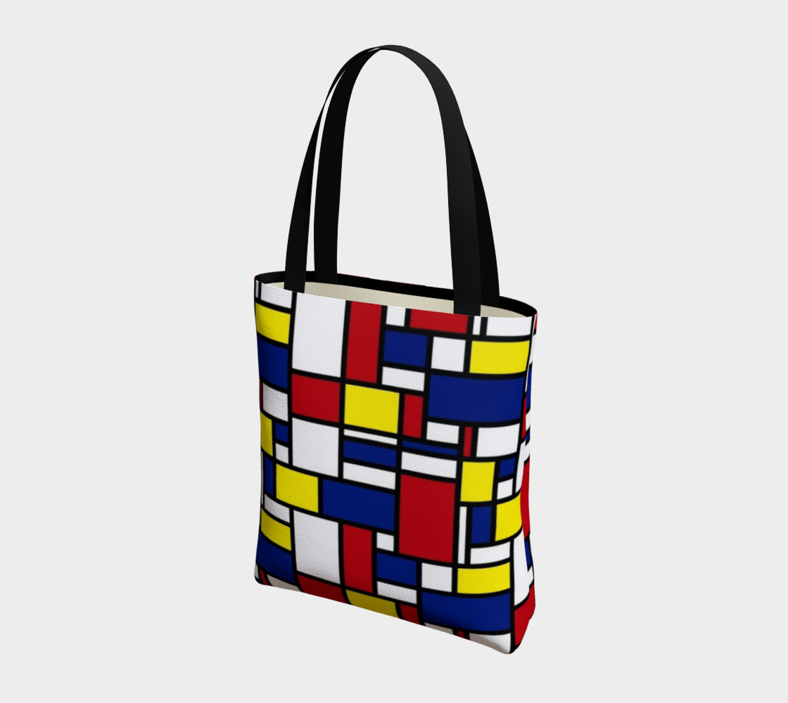 Mondrian Bauhaus Inspired Geometric Abstract - Boxes thumbnail #4
