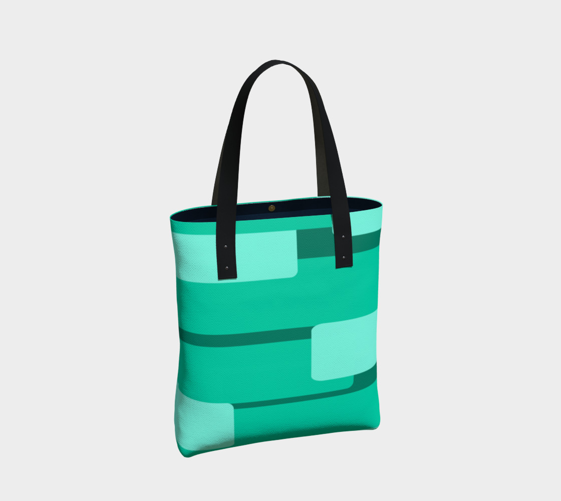 Teal Ocean Tote Bag preview #2