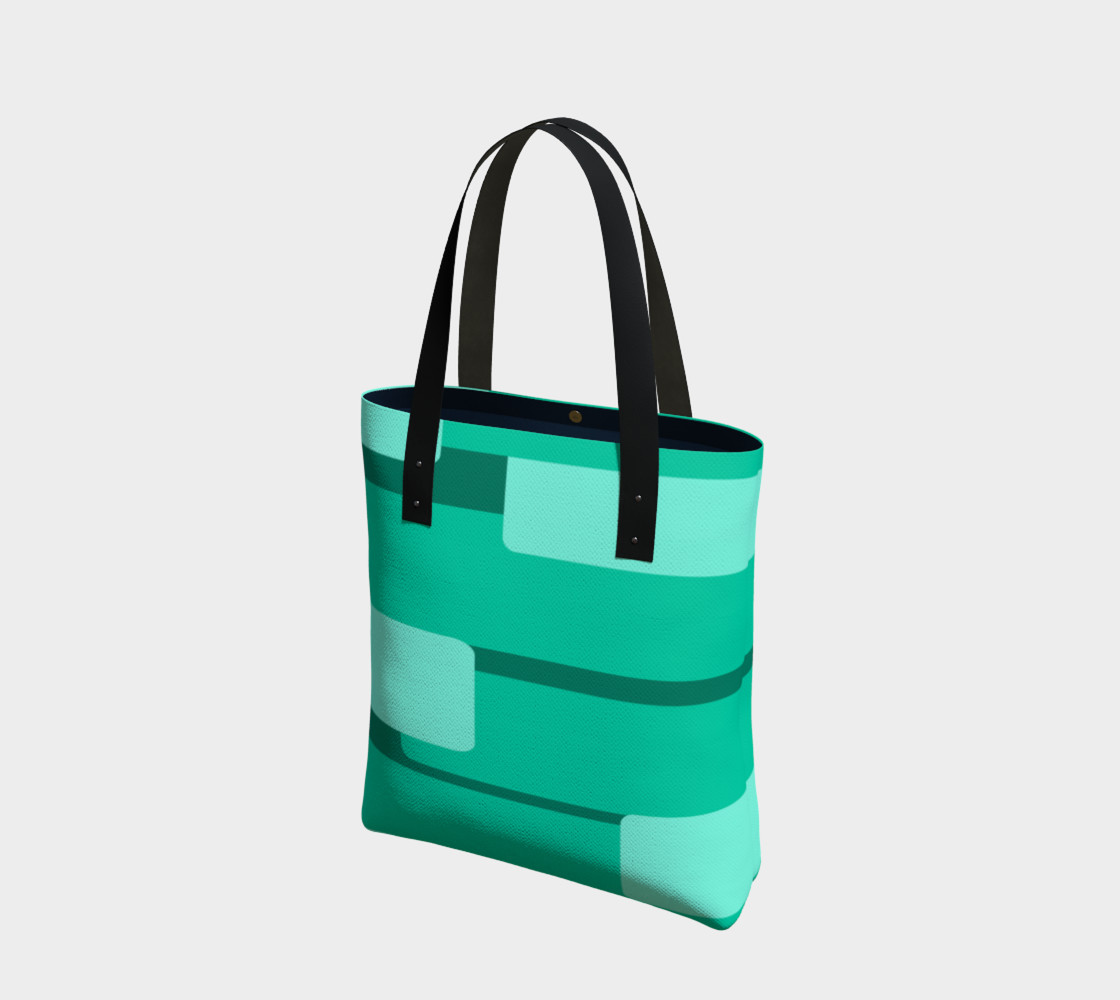 Teal Ocean Tote Bag preview #1