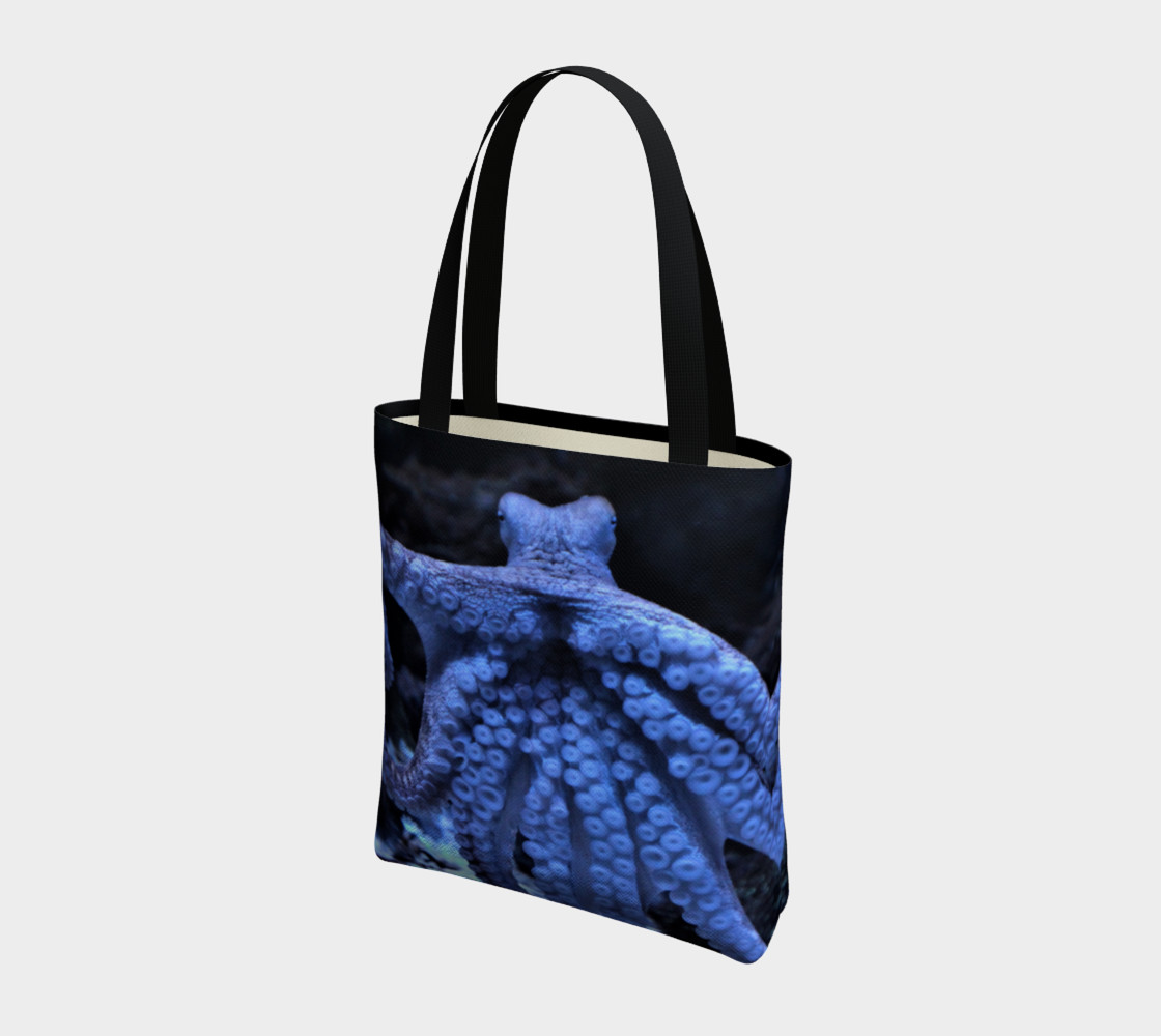 Dark Octopus Black Light Tote preview #3