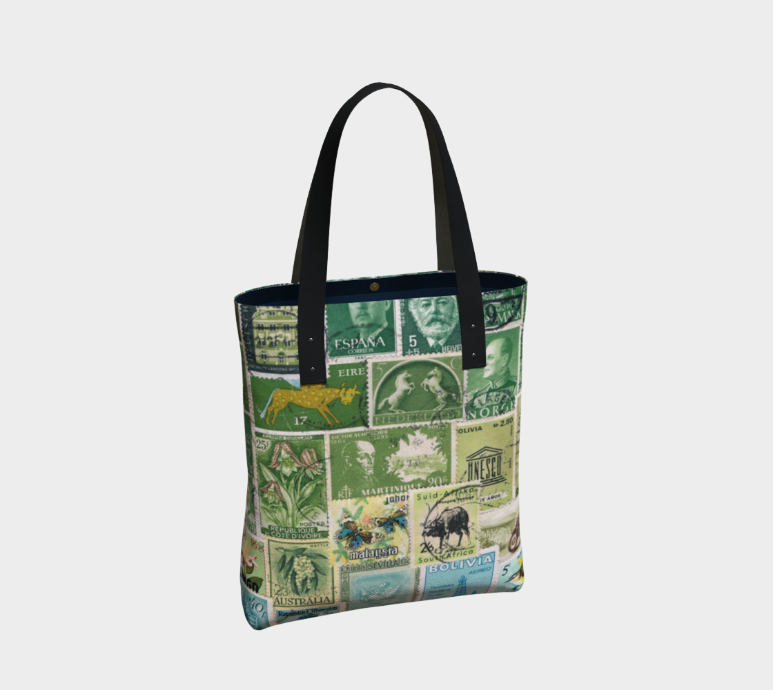 Swamped - Green Postage Stamp Collage preview #2