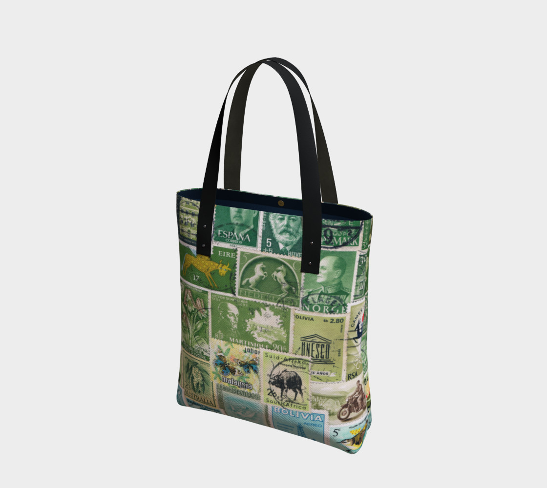 Swamped - Green Postage Stamp Collage preview #1