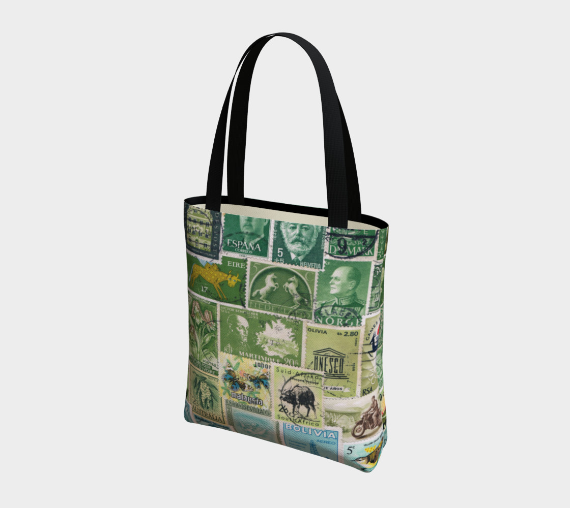 Swamped - Green Postage Stamp Collage preview #3