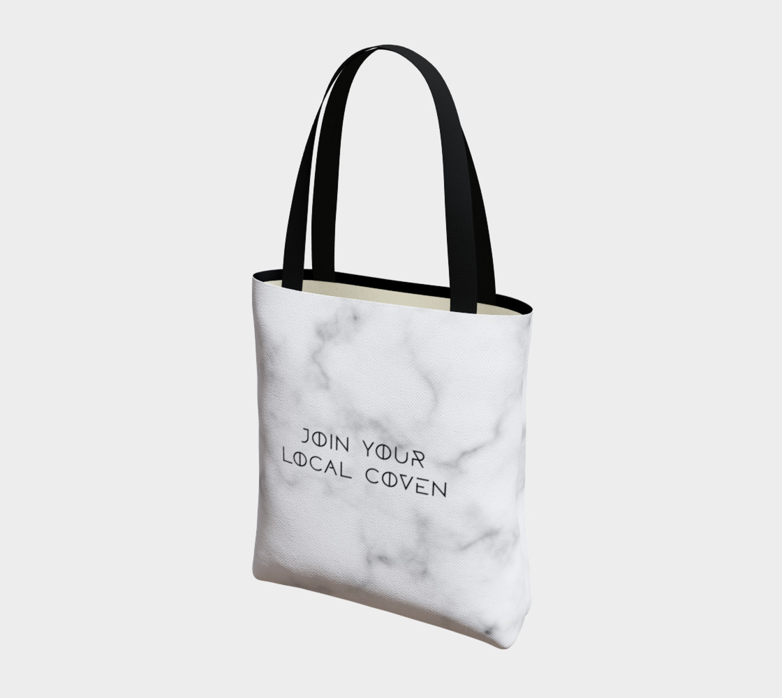 Join Your Local Coven Marble Tote preview #3