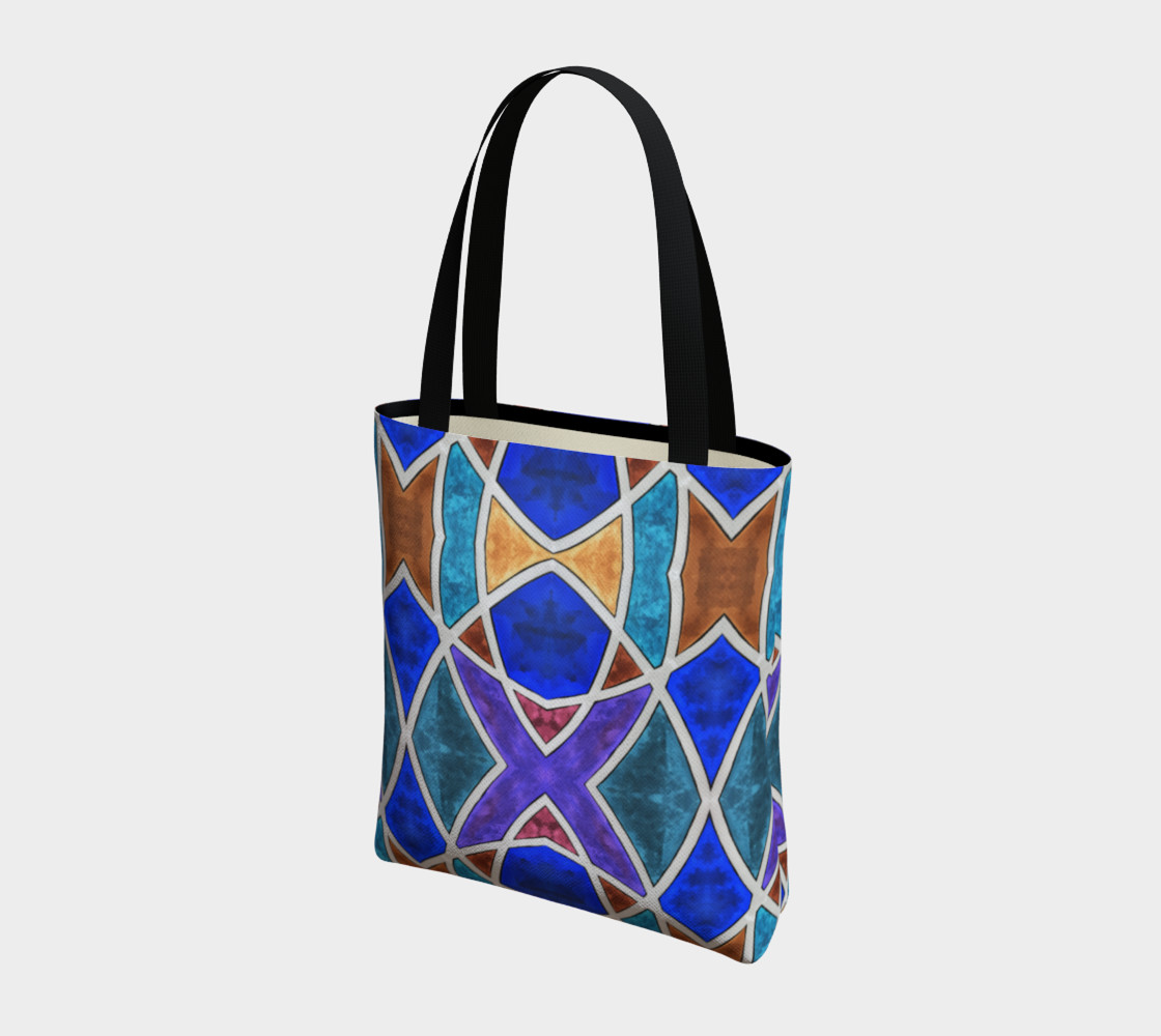 Blues Geo Tote Bag preview #3