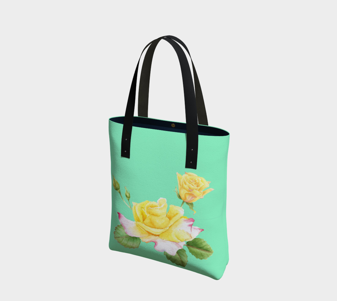 Yellow Rose Tote Bag preview #1