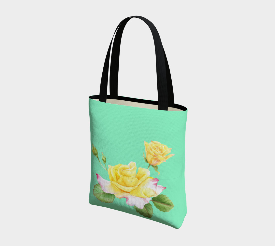 Yellow Rose Tote Bag preview #3