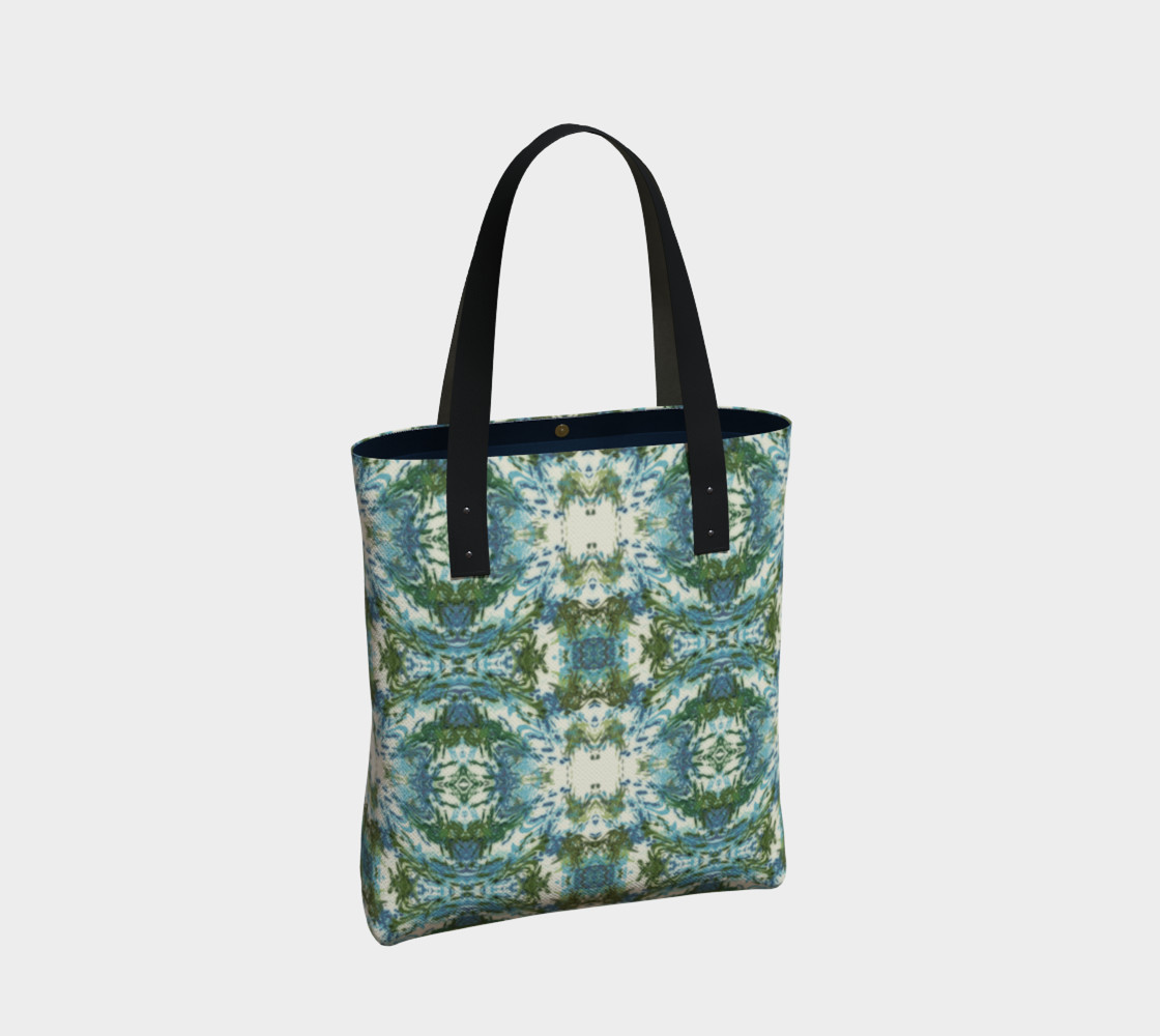 Mock Floral Blue and Green Ikat 1 preview #2