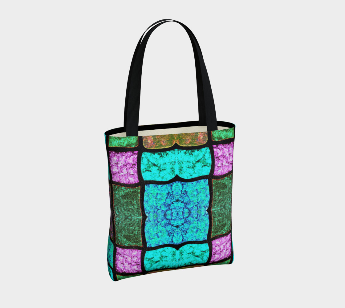 Nouveau Stained Glass Tote Bag thumbnail #5