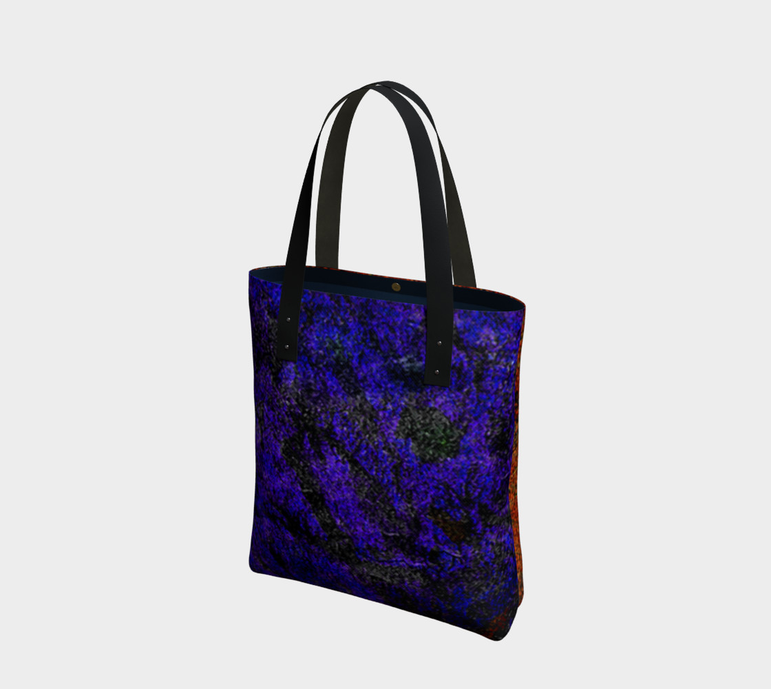 Aperçu de Colored Rusty Abstract Grunge Texture Print Bag #1