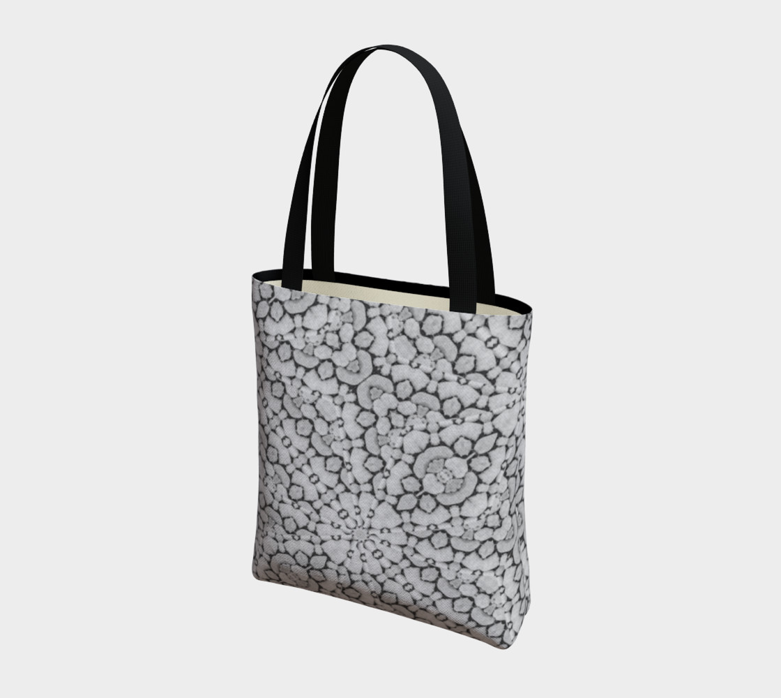 Geometric Grey Print Pattern Bag Miniature #4