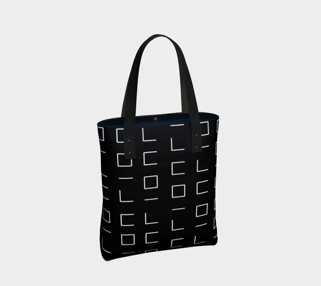 Minimalistic Geometric Pattern Bag Miniature #3