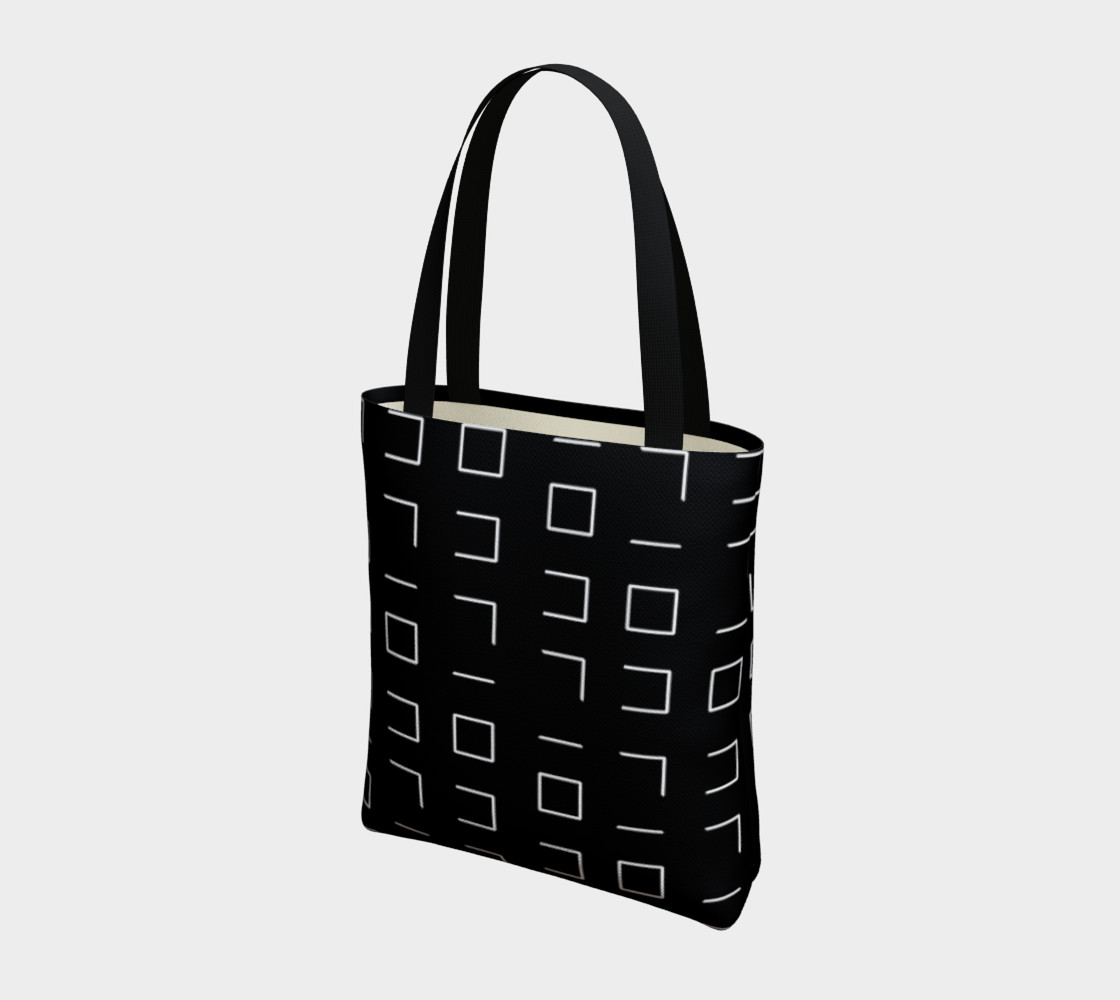 Minimalistic Geometric Pattern Bag Miniature #4