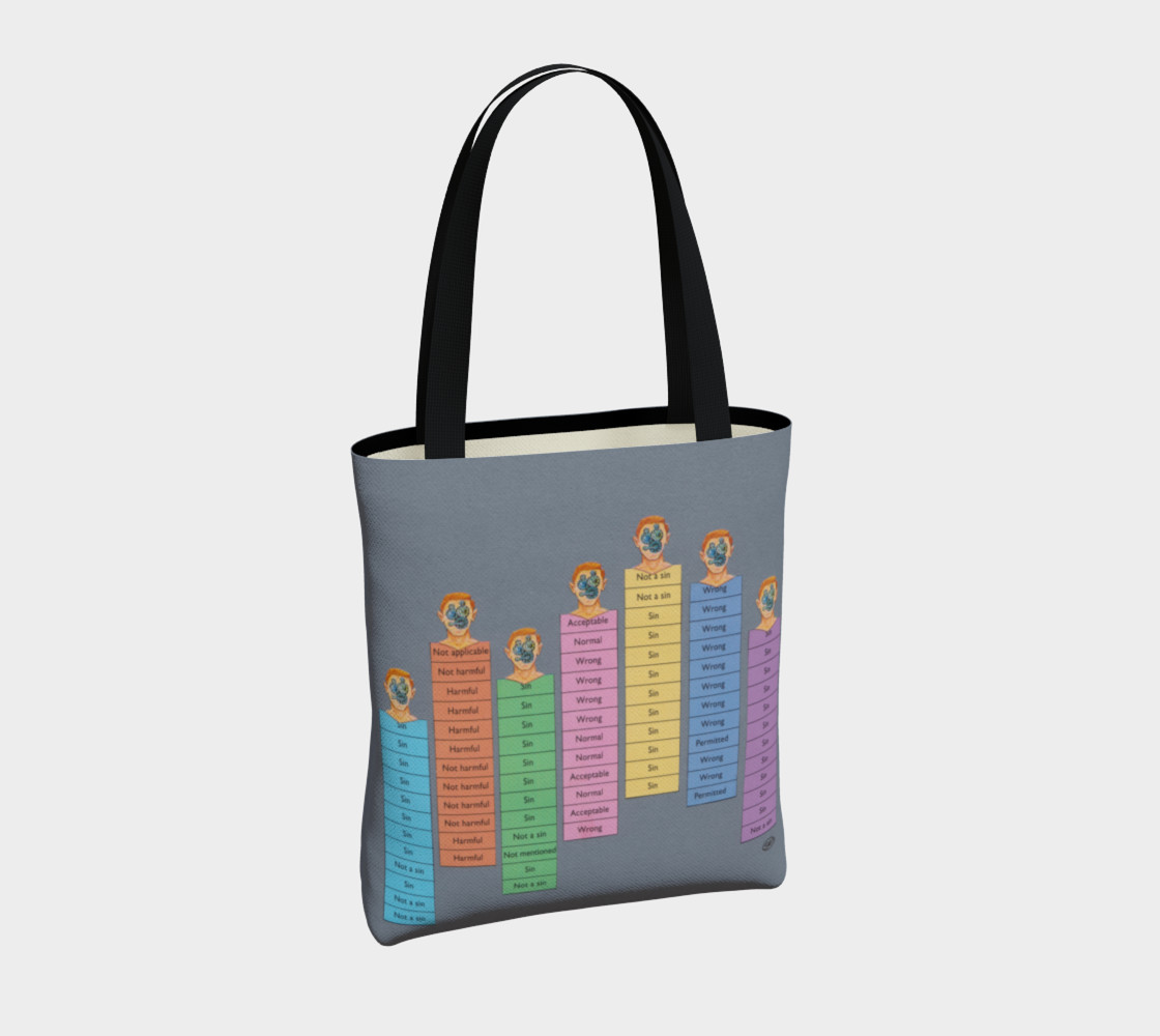 Calibrating Canvas Tote Bag preview #4