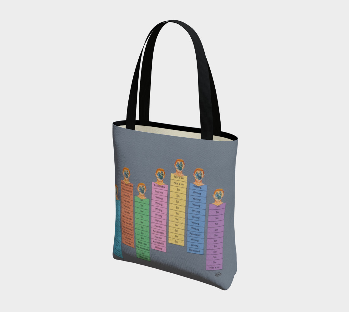 Calibrating Canvas Tote Bag preview #3