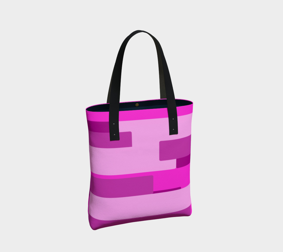 Pink Abstract Tote Bag preview #2