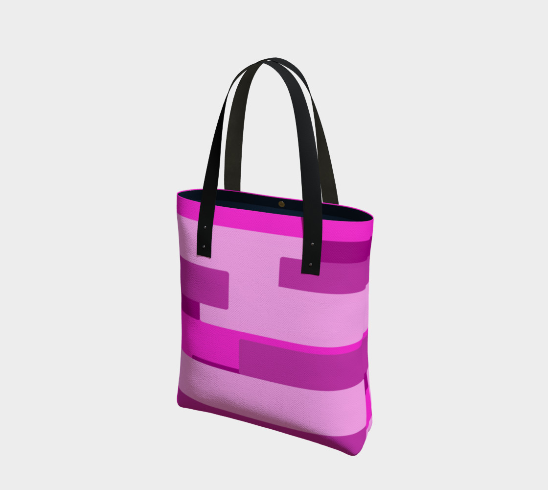 Pink Abstract Tote Bag preview #1