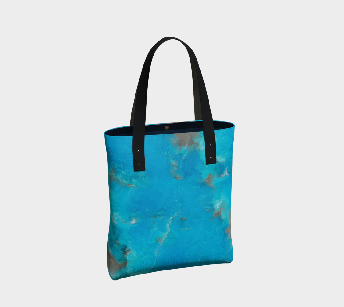Blue Turquoise Tote Bag preview #2