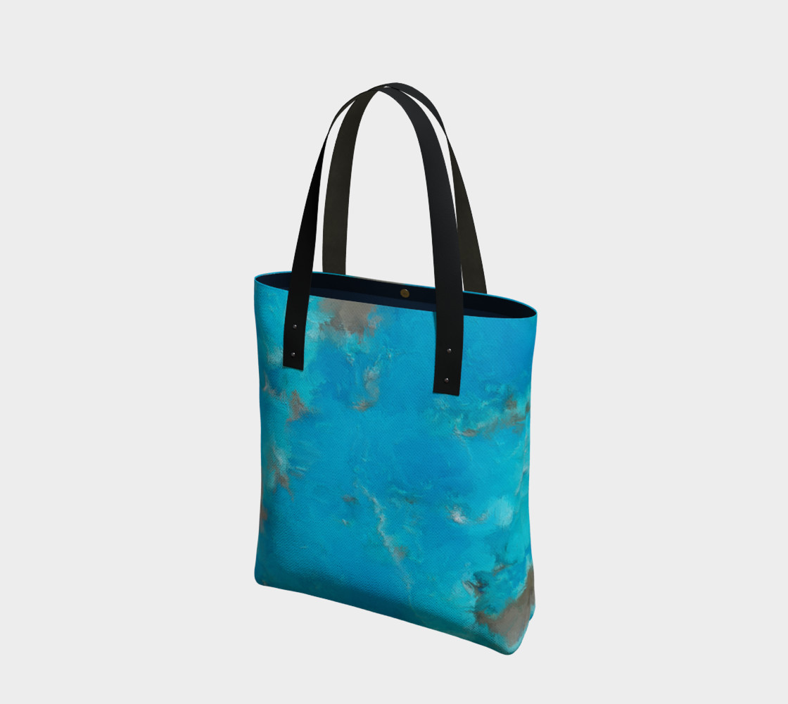Blue Turquoise Tote Bag preview #1