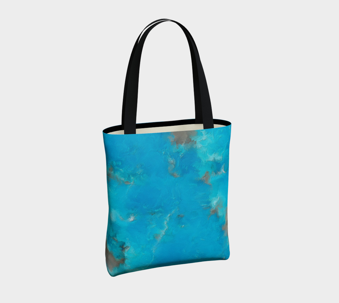 Blue Turquoise Tote Bag preview #4