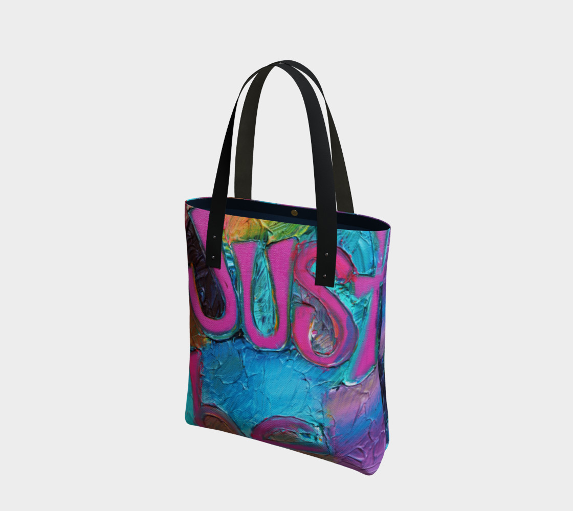 JUST BE Tote Bag 3D preview