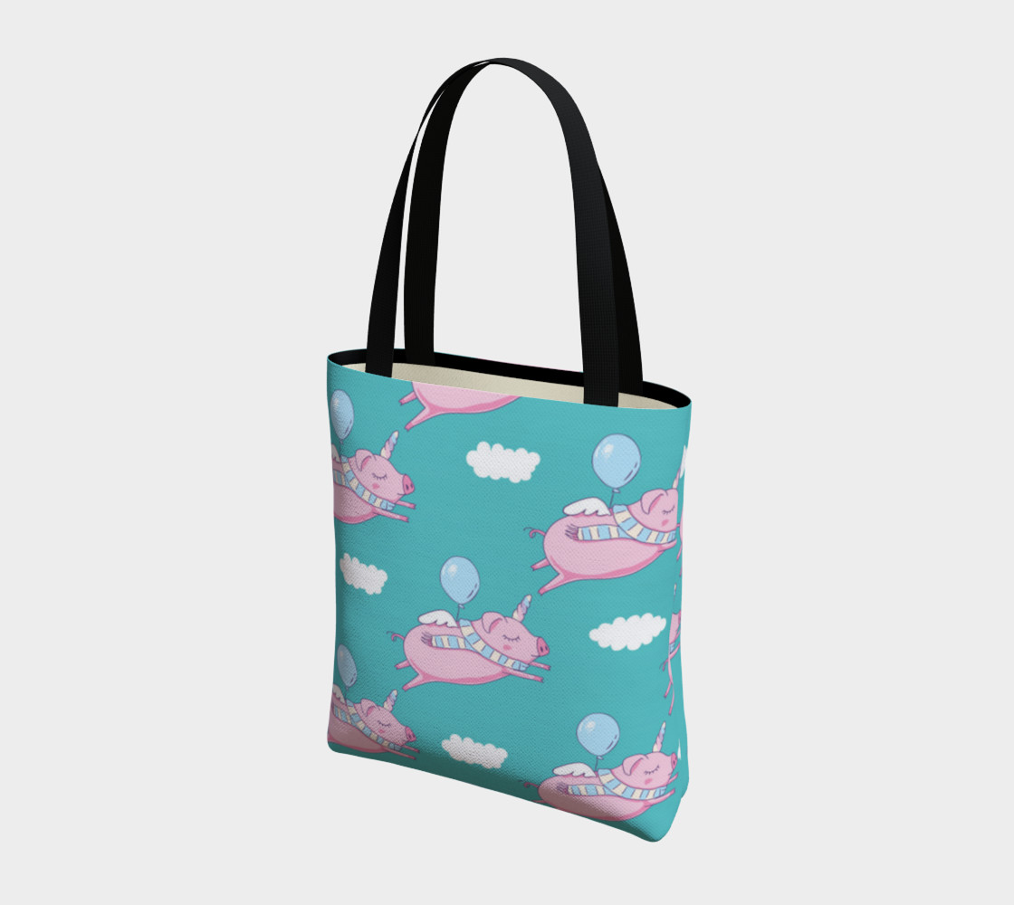 pig tote bag