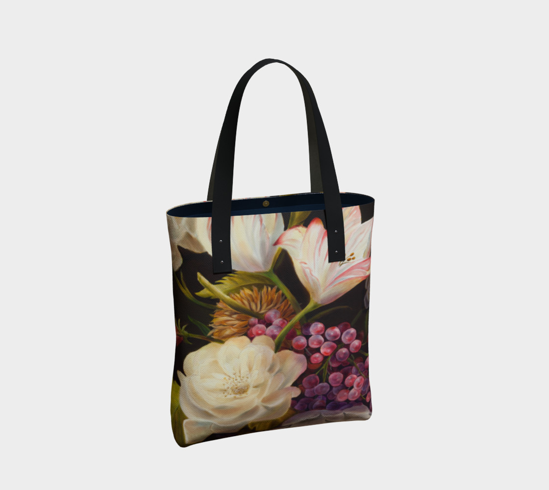 Winter Floral Tote Bag preview #2