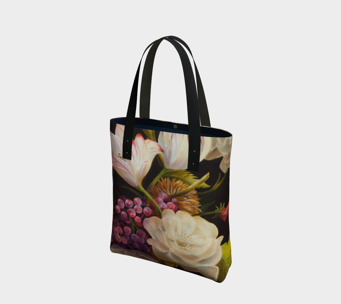 Winter Floral Tote Bag preview #1