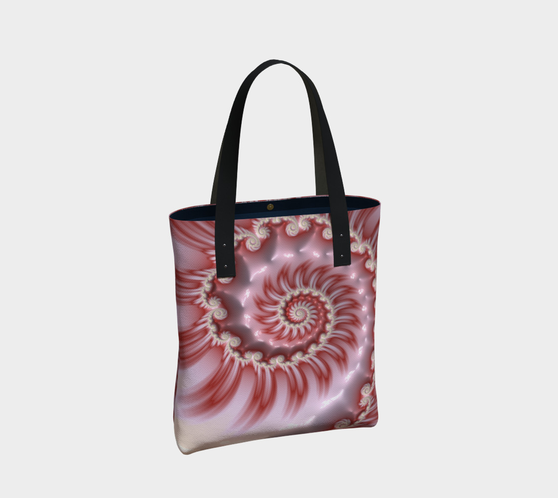 Candy Cane Striped Tote Bag preview #2