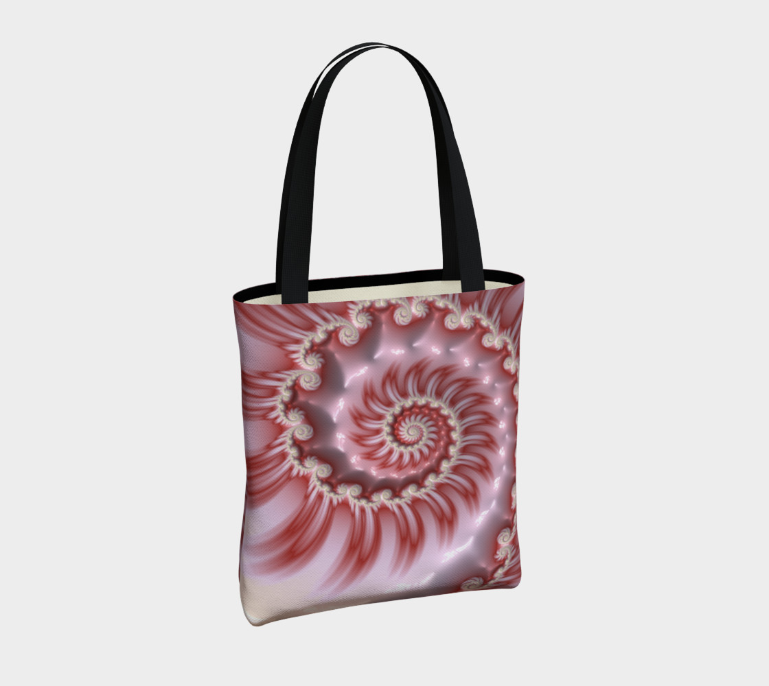 Candy Cane Striped Tote Bag preview #4