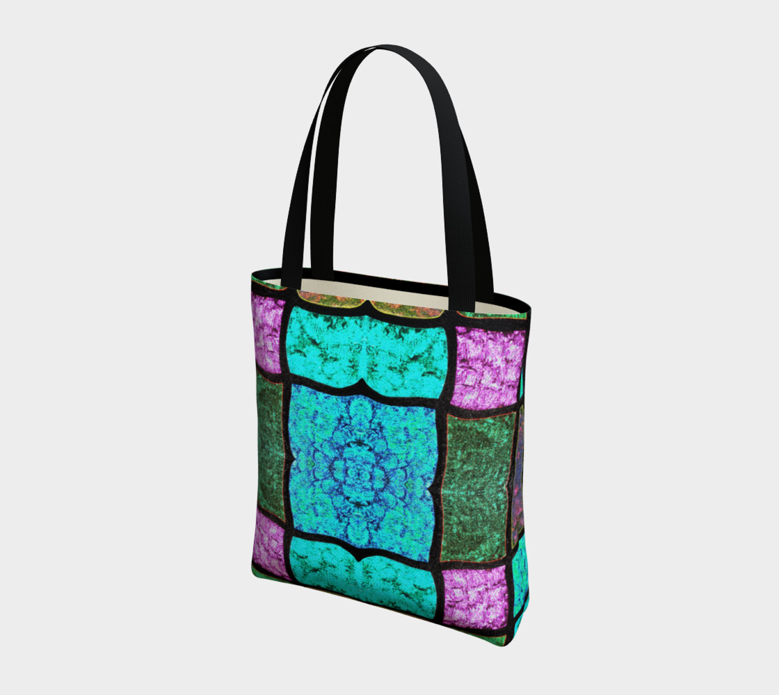 Nostalgia Stained Glass Tote Bag preview #3