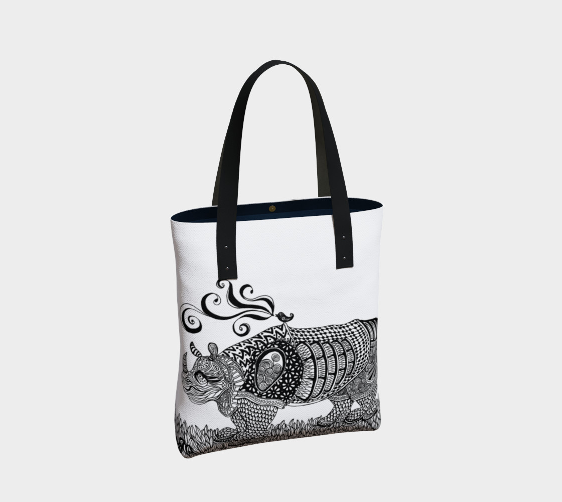 Deco Rhino tote preview #2