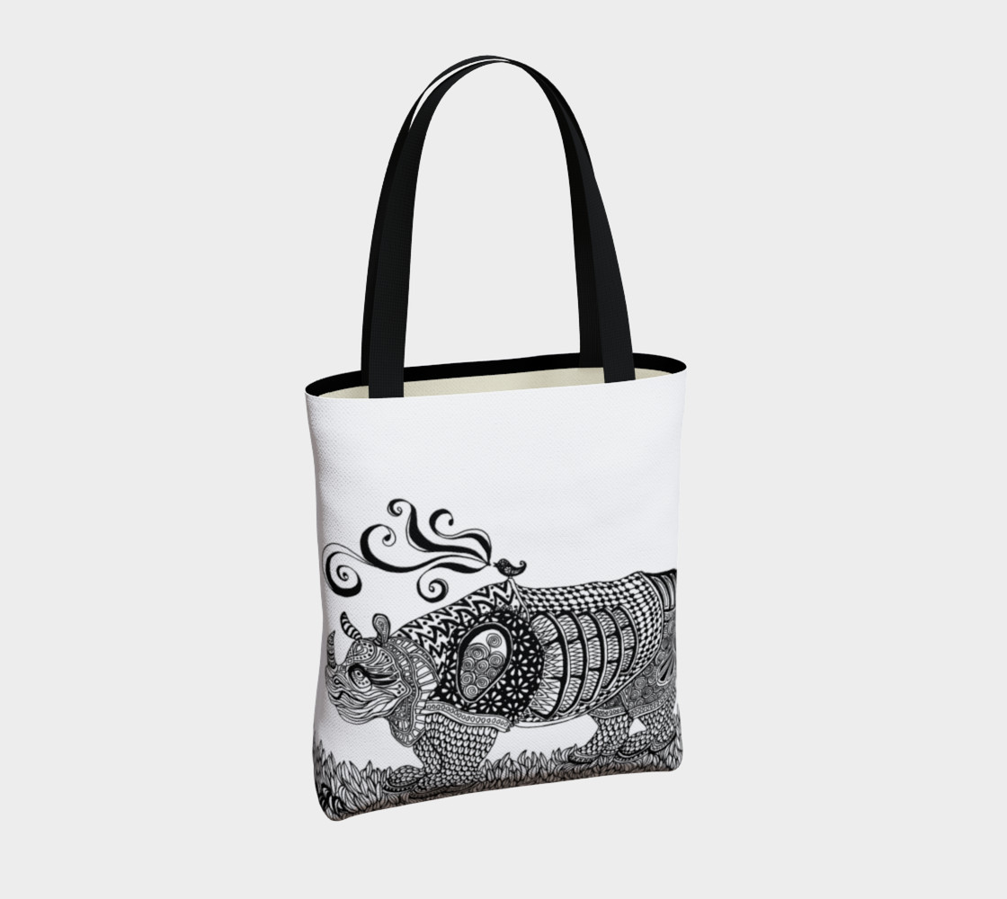 Deco Rhino tote preview #4