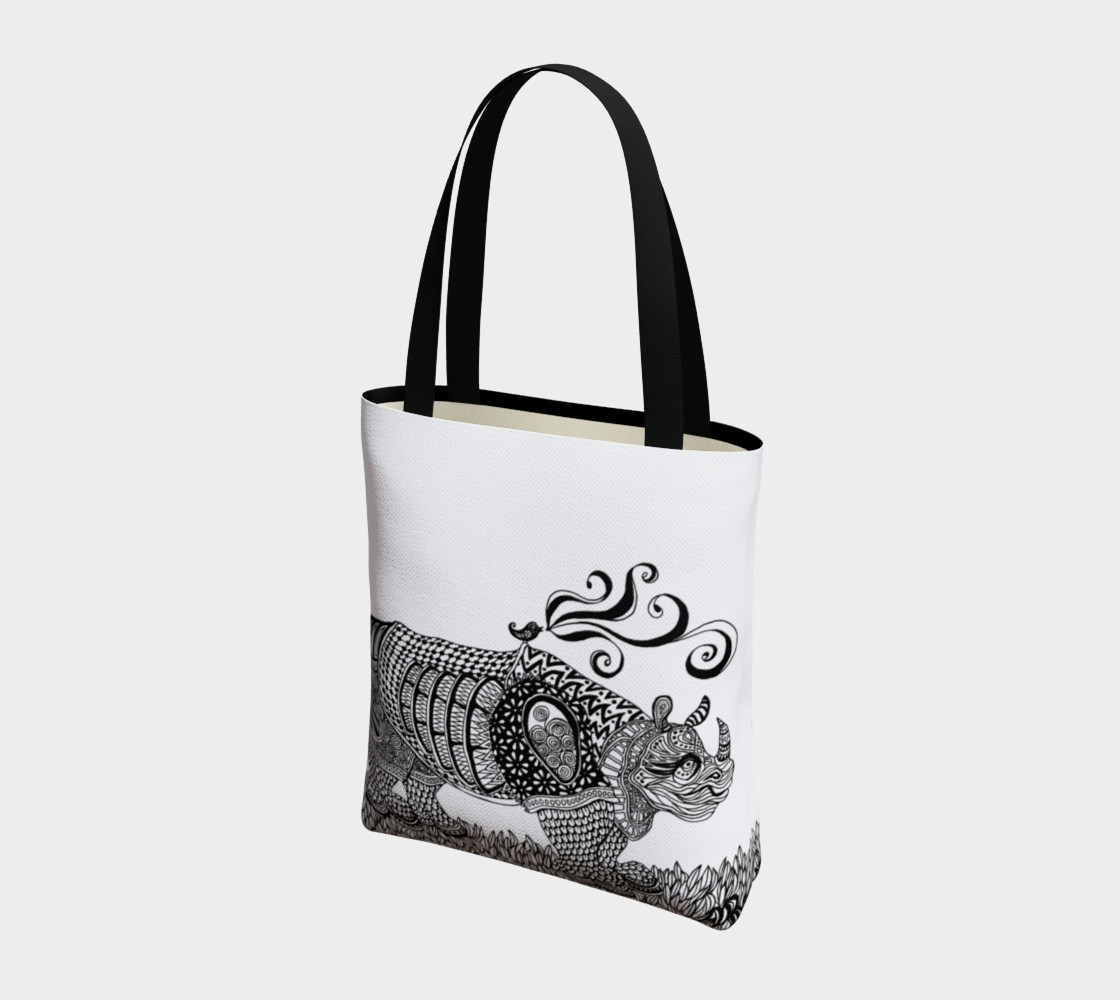 Deco Rhino tote preview #3