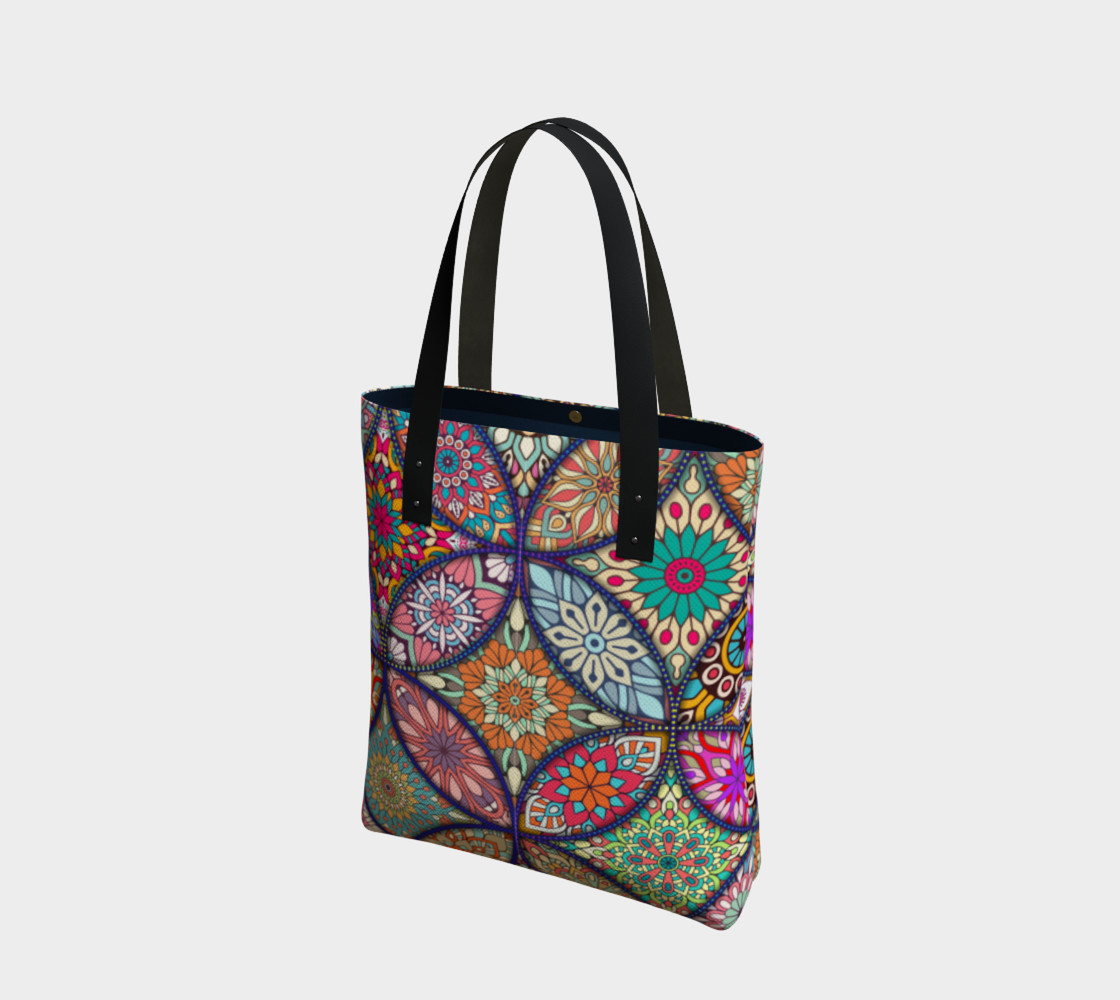 Vibrant Mandalas Tote Bag preview #1