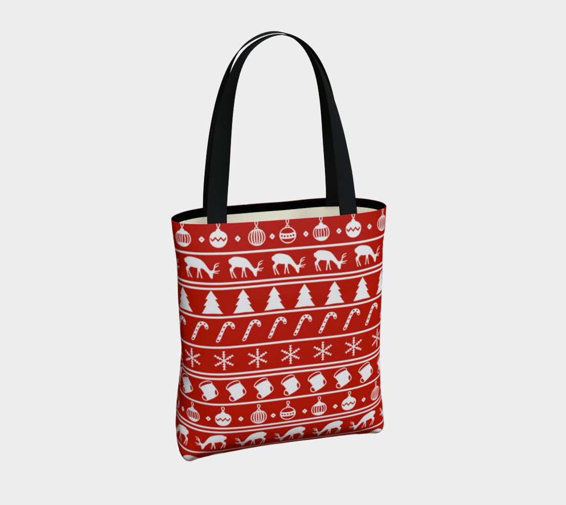 Ugly Christmas Sweater Tote Bag preview #4