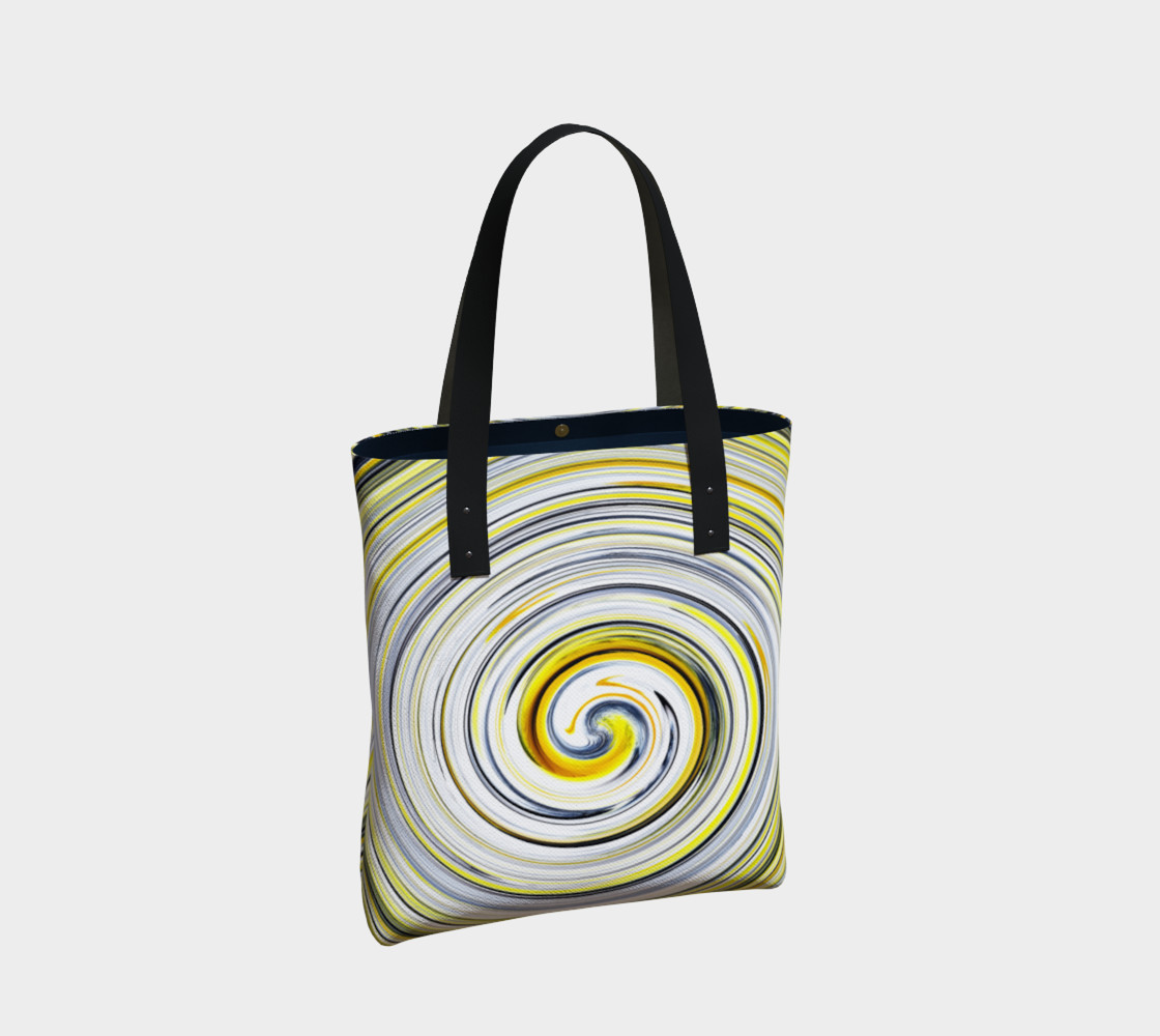 Yellow And Black Funky Swirl preview #2