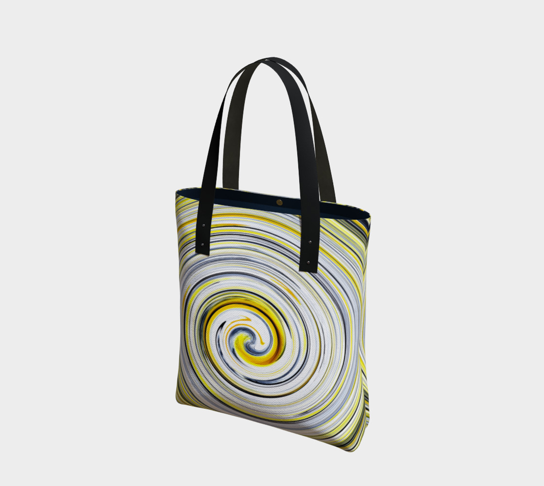 Yellow And Black Funky Swirl preview #1