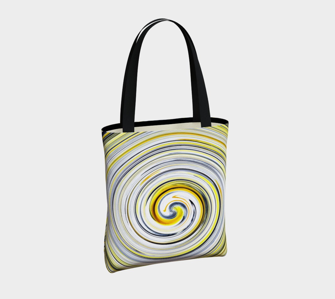 Yellow And Black Funky Swirl preview #4